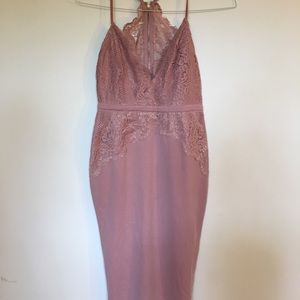 Midi mauve dress